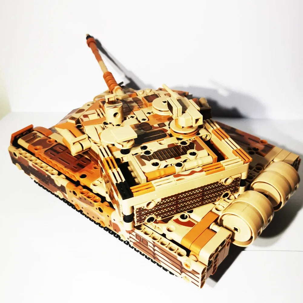 Tanque Militar  M1 Abrams +control Remoto 867 (Bloques De Construcción)