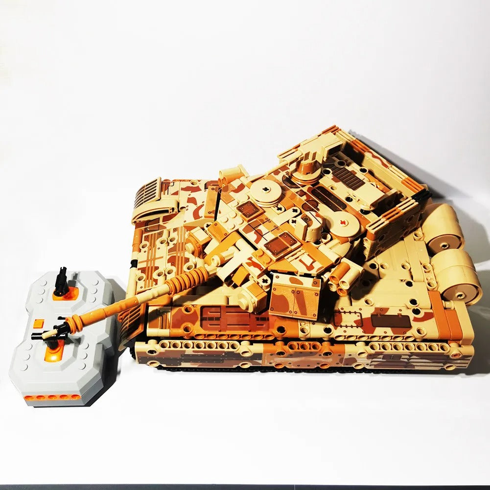Tanque Militar  M1 Abrams +control Remoto 867 (Bloques De Construcción)