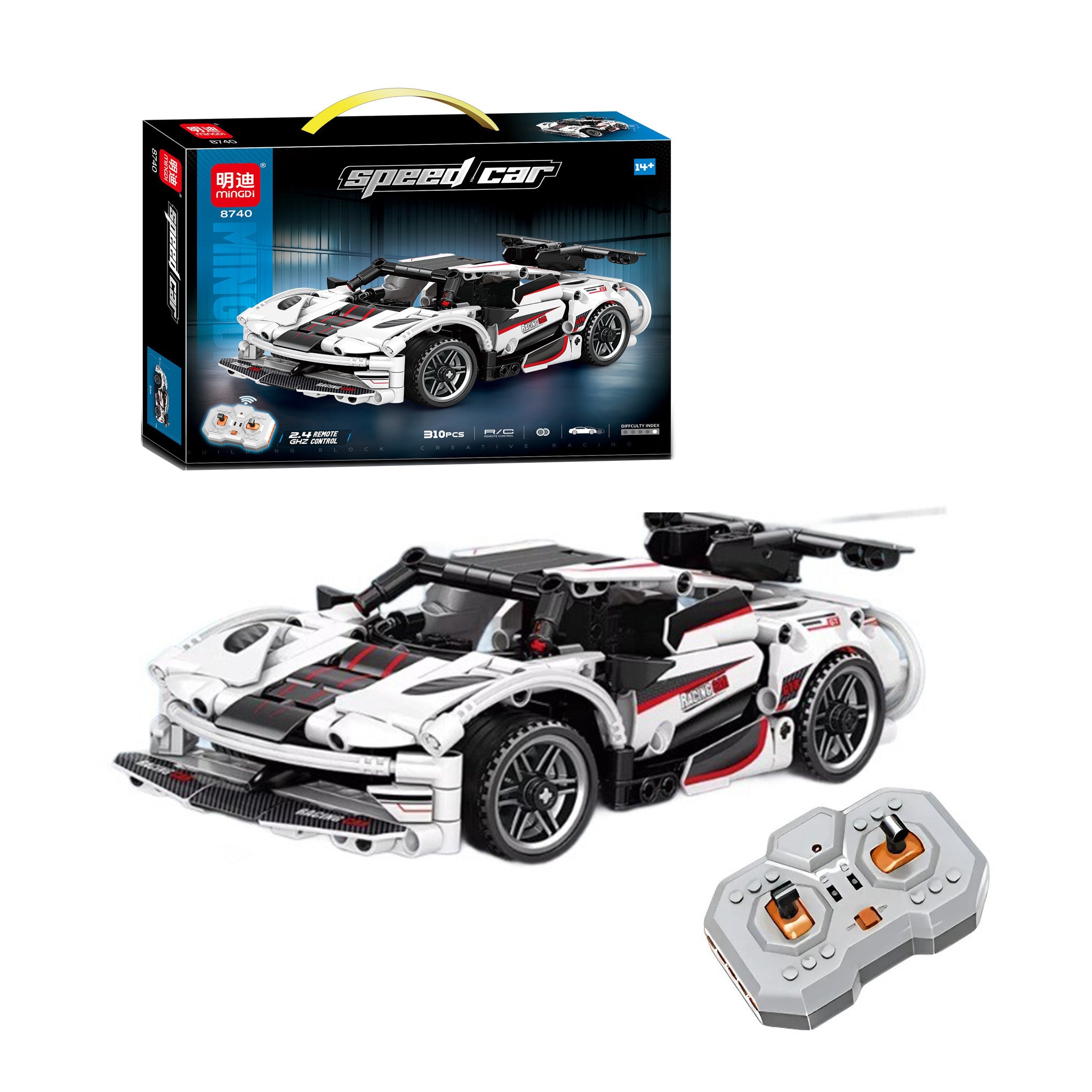 Auto Deportivo Gt +control Remoto (Bloques De Construcción)