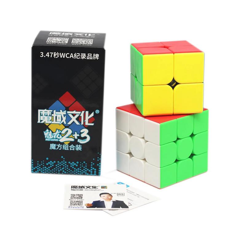 Set  Cubos Rubik 2x2 Y 3x3 Meilong Moyu