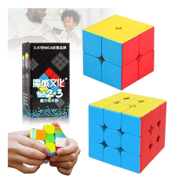 Set  Cubos Rubik 2x2 Y 3x3 Meilong Moyu