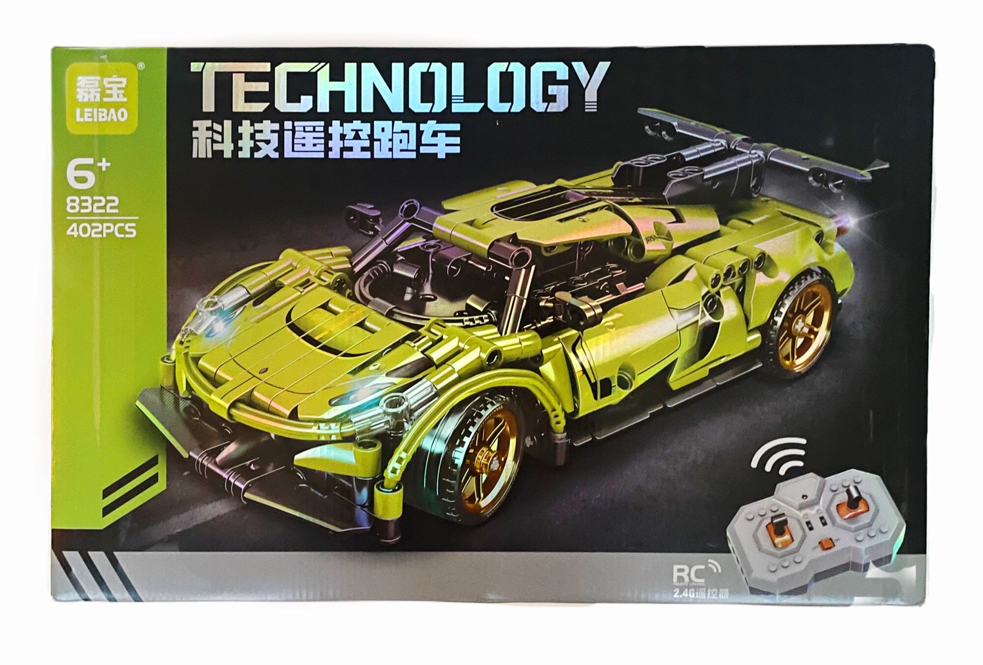 Auto Deportivo +control Remoto (bloques De Construcción)402pcs