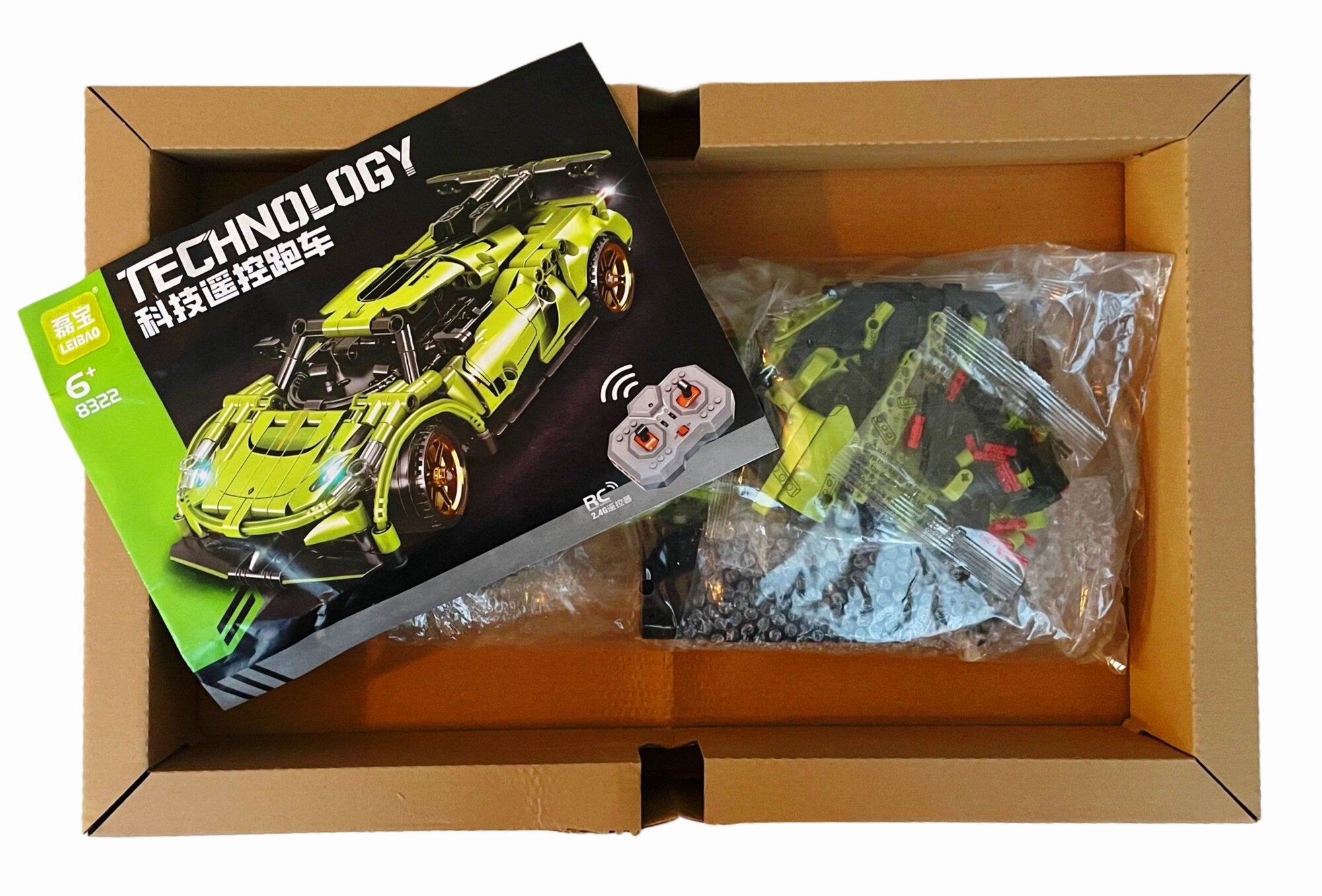 Auto Deportivo +control Remoto (bloques De Construcción)402pcs