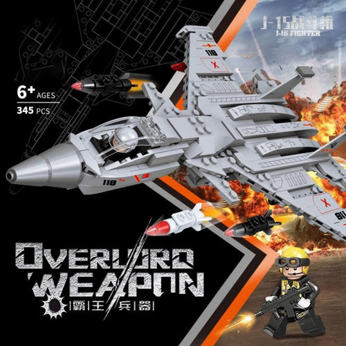 Avión Caza J-15 345 Pcs (Bloques De Construcción)