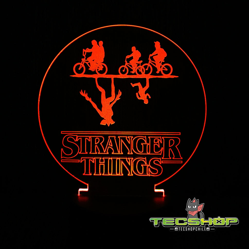 Lámpara Ilusión 3d Stranger Things + Control Remoto